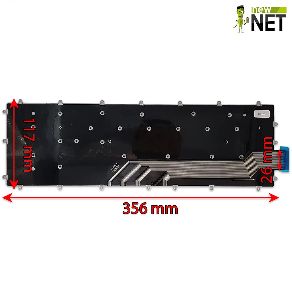 new net - Keyboards - Tastiera Italiana Compatibile con Notebook dell 49008507030E 0T7W4M PK131Q04A19 SG-85100-2IA T7W4M 0HJP49[ Senza Frame - Layout ITA ]