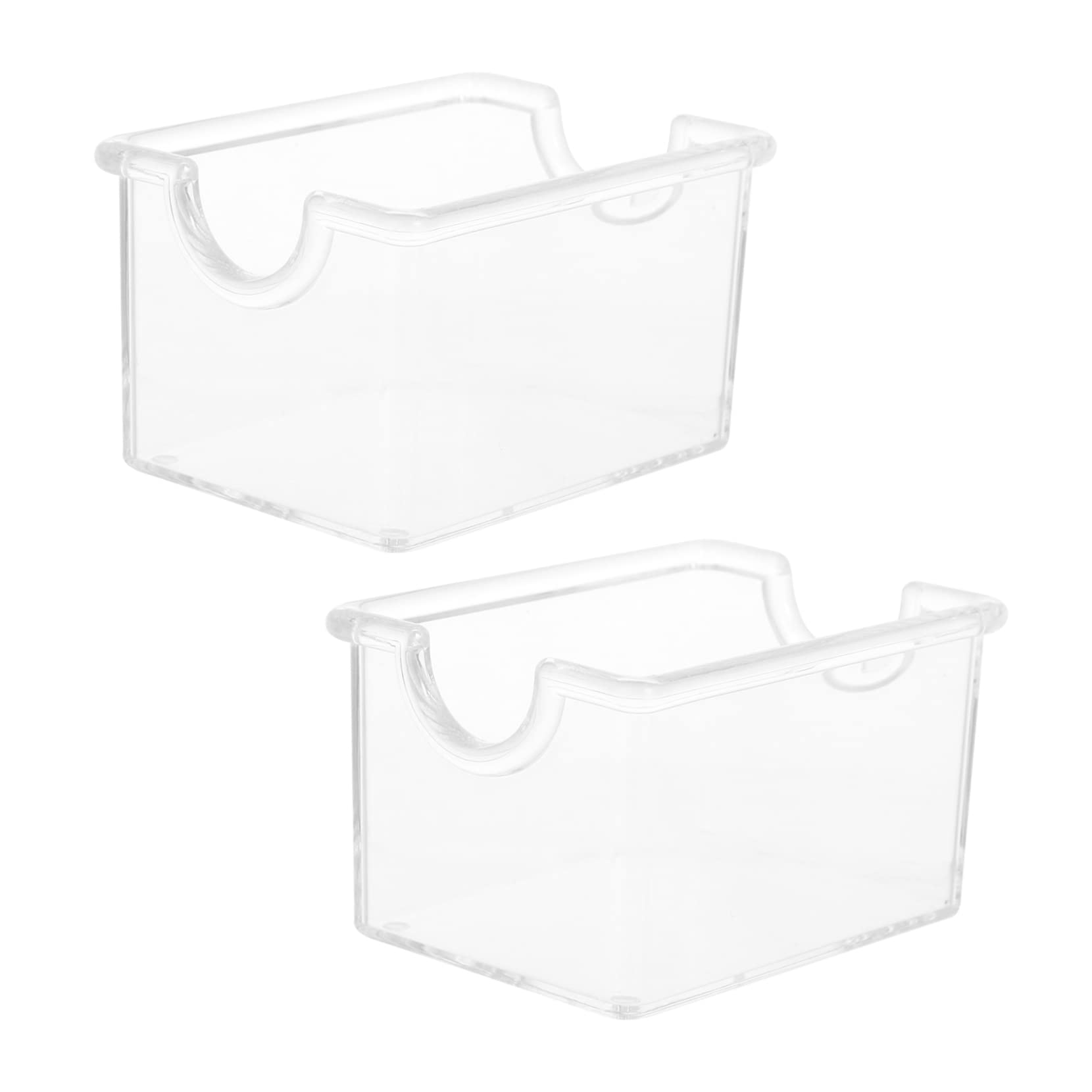 OUNONA Tea Bag Storage Organizer Tea Bag Box Sugar Packets Simple Design for Kitchen Office