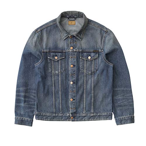 Nudie Jeans Unisex-Adult's Jerry Dark Worn, Denim, M