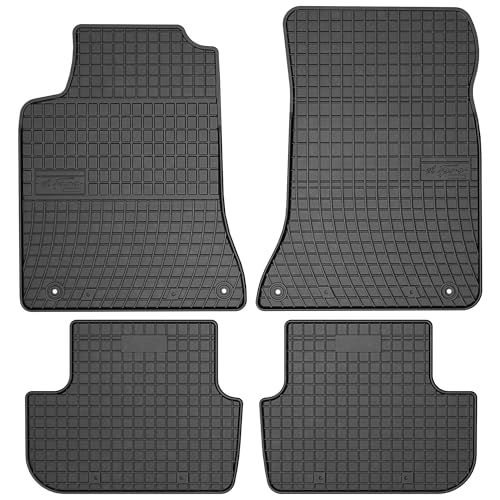 Alfombrillas de coche Infiniti Q30 goma antideslizante negra kit completo de invierno y verano