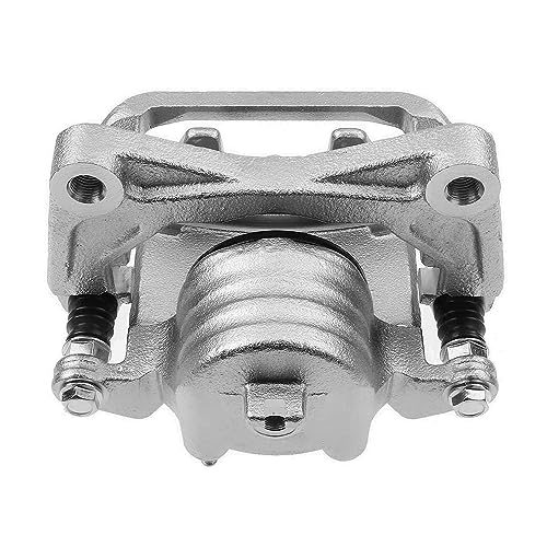 Image of Detroit Axle - Front Disc Brake Calipers w /Brackets Replacement for 2003 2004 2005 2006 2007 2009 2010 2011 Nissan Murano - 2pc Set