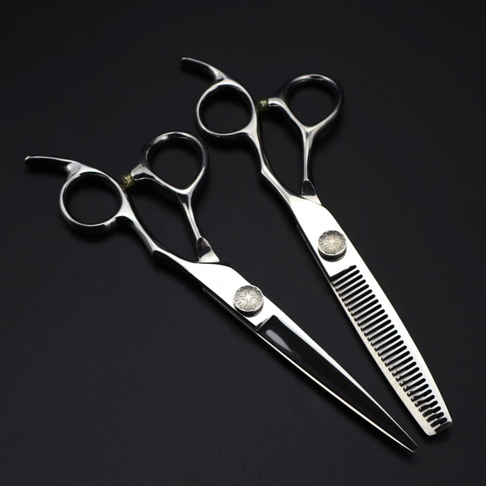 Taglio dei Capelli, 6 Pollici Professionale Giappone 440c Acciaio Fiore Vite Taglio Barbiere Taglio Capelli sfoltire Forbici Parrucchiere