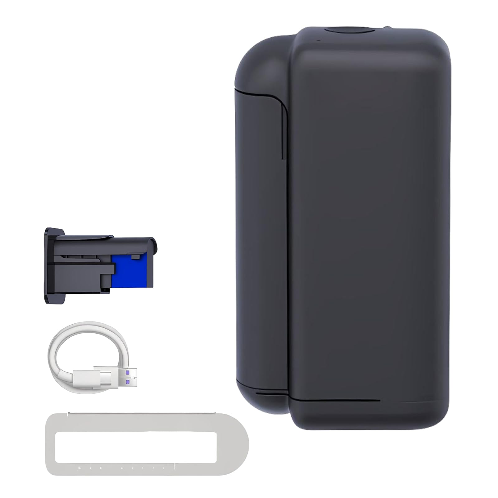 Imprimante Portable. Imprimante à Jet d'encre Industrielle Portable avec étiquetage des Logos d'impression, pour Date Et Code De Péremption(Blue)