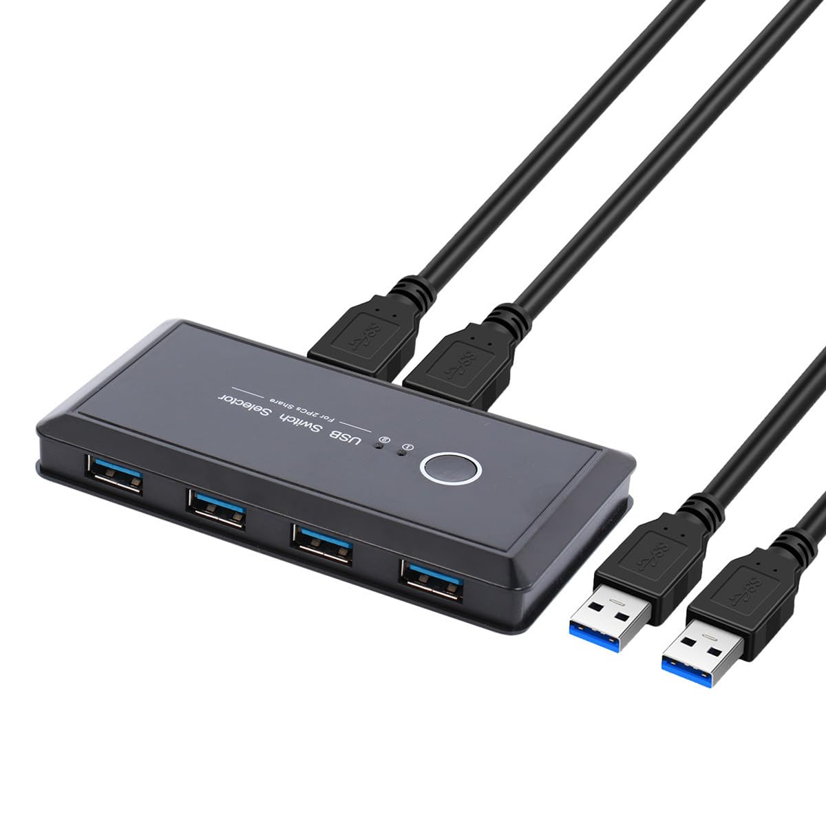 USB Sharer 2 Port für 4 Geräte mit Automatischer Umschaltung