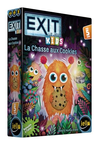 IELLO EXIT Kids : La Chasse aux Cookies – Version Française – Escape Game Coopératif Enfants – 1+ Joueur | 20 Min | Dès 5 Ans