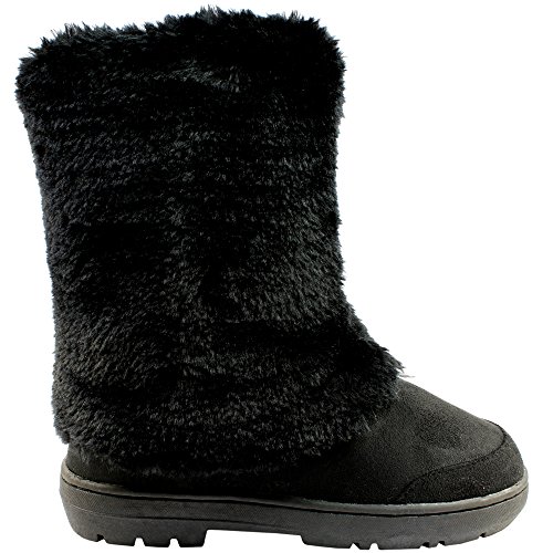 Holly Womens Covered Waterproof Winter Snow Boots - Black - 4-37 - AEA0162
