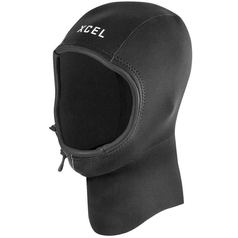 Xcel Axis 2mm Wetsuit Hood - Black - Quick Dry - Engineered Design - Contoured fit - Cinch & Barrel Lock - Support