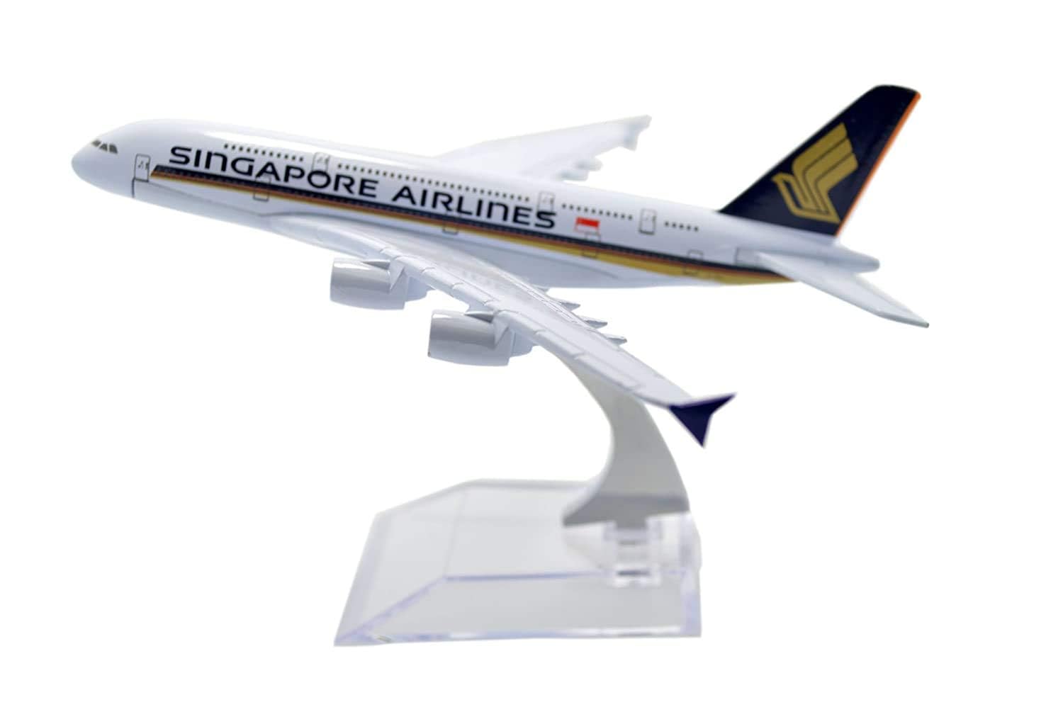 eS³kube Metal Diecast Aeroplane Scale Model, Size -16 cm -1pc - for Display ONLY (Singapore Airlines)