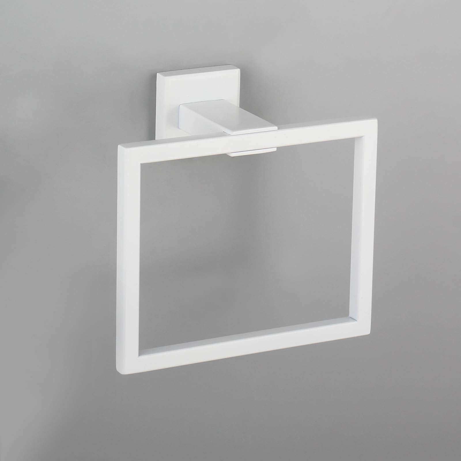 GERZWY SUS 304 Edelstahl Handtuchring für Bad Küche Garage Badezimmer Hardware Handtuchhalter Wandmontage Weiß