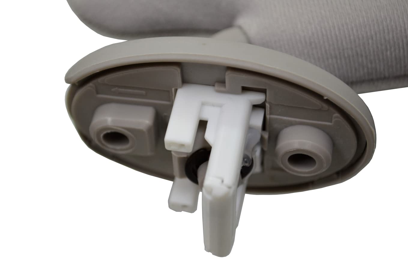 PT Auto Warehouse SNV-TO9185G-LH - Parasole, Grigio, con Luce Vanity, Lato Guidatore