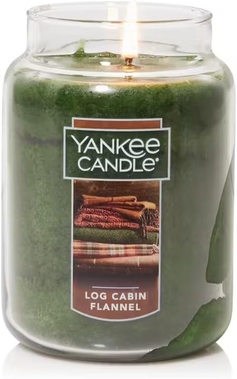 Yankee Candle Log Cabin Flannel Large Classic Jar Candle