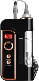 Electric Nail Drill Machine, 35000 RPM Electric Nail Drill Machine, Portable Pedicure Nail Polisher, Grinding Tool for Gel Nails