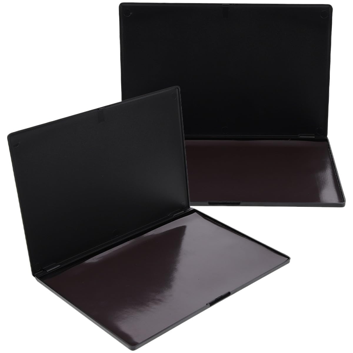 2 Stück-pack Magnetische Große Leere Lidschattenpalette aus Kunststoff Selbstgemacht Lidschattenschale für Make Up Organizer und Rouge Kompakte Aufbewahrung für Reisen