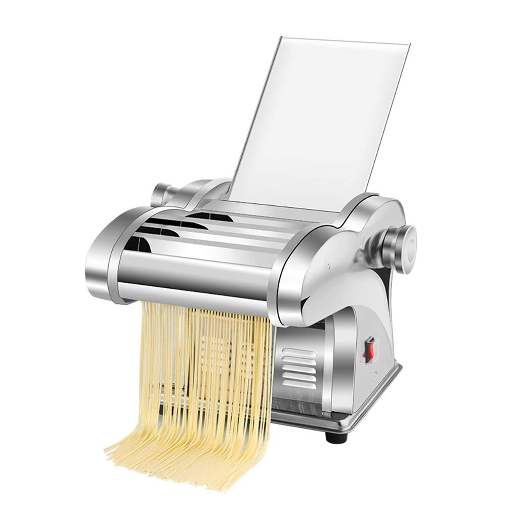 Máquina de Pasta Máquina de Pasta Máquina de prensado de Pasta eléctrica Máquina de Fideos de Acero Inoxidable Comercial Máquina de Fideos de Acero Inoxidable de 6 velocidades Ajus
