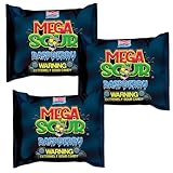 Barnetts Mega Sour Candy Raspberry 104g (Pack of 3) – Handmade British Hard Sweets – Extreme Sour Candy Challenge