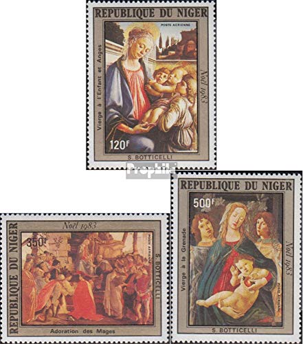 Prophila Collection Niger Michel.-No..: 872-874 (Completa Edizione) 1983 Natale (Francobolli per i Collezionisti) Natale