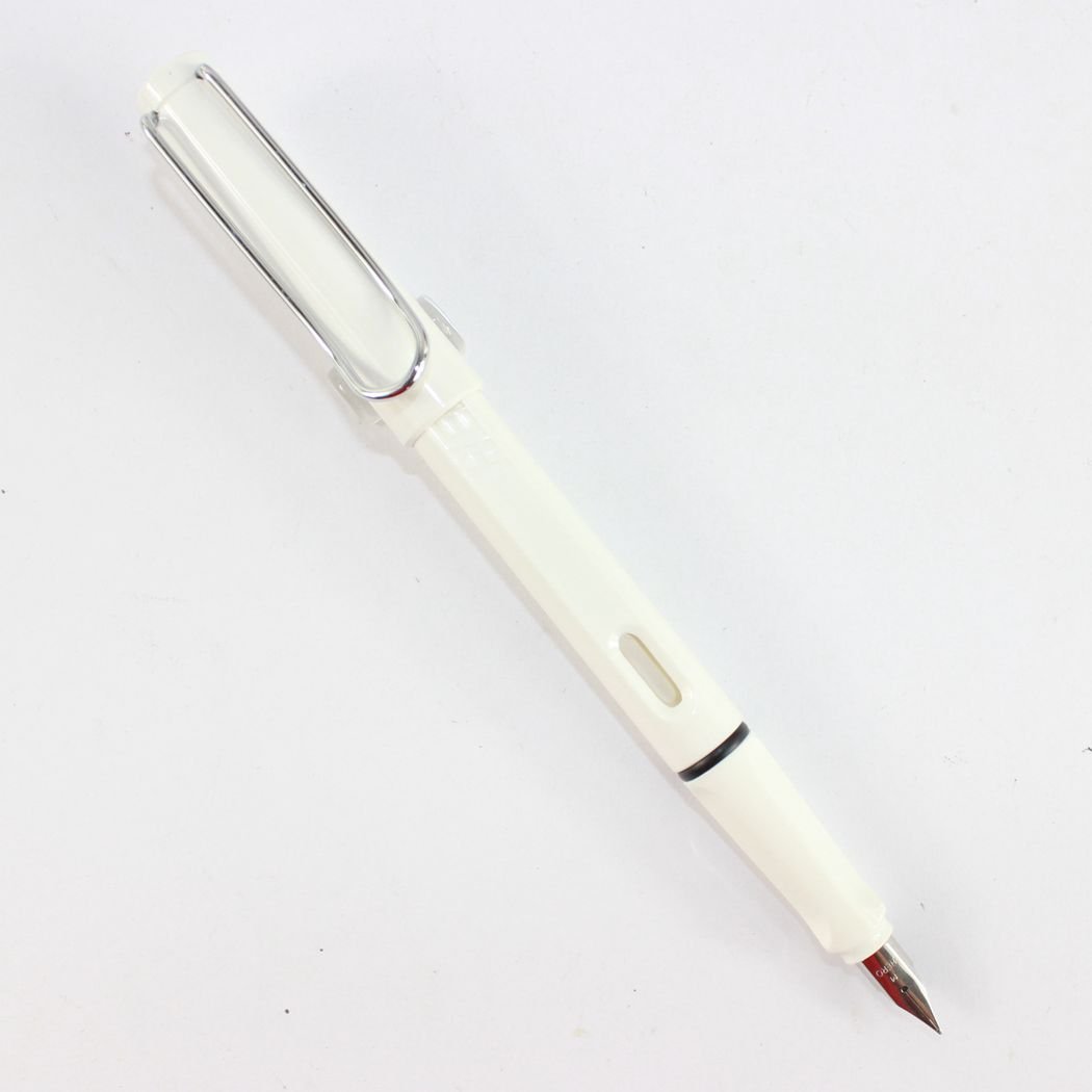 GullorSingularity design fountain pen Hero 359 white, contains a bag blue inks