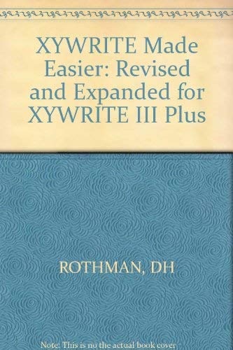 Amazon.in: Buy Rothman: ∗xywrite∗ Made Easier–revised & ∗expanded ∗ ...