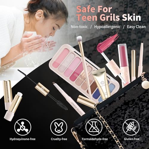 Color-Nymph-Teen-Girls-Makeup-Kits-Makeup-Set-For-Girls-With-Sequin-Bag-All-In-One-Makeup-Kit-For-Women-Packed-Individually-9-Colors-Eyeshadow-Palette-Liquid-Blush-Lip-gloss-Mascara-Pink-Blue