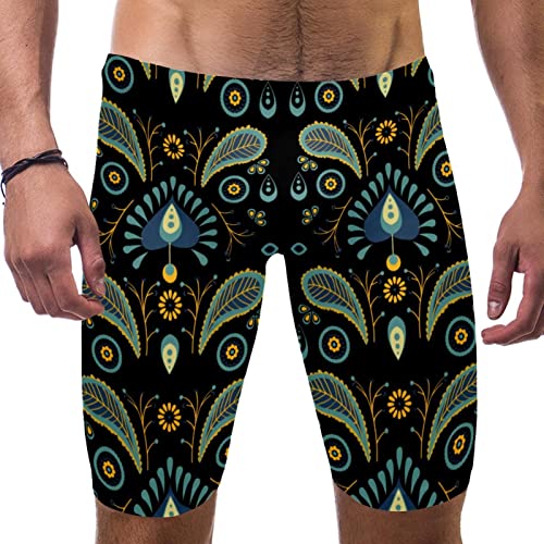 Bañador negro de entrenamiento para niños y hombres, traje de baño deportivo HUI JIN SHOP S