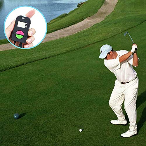 Homesen Contador de golfe digital manual eletrônico clicker manual de segurança para academia em exe