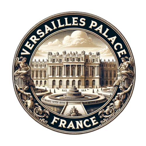 Imán decorativo plano Versailles Palace Francia 2 pulg miniatura 1