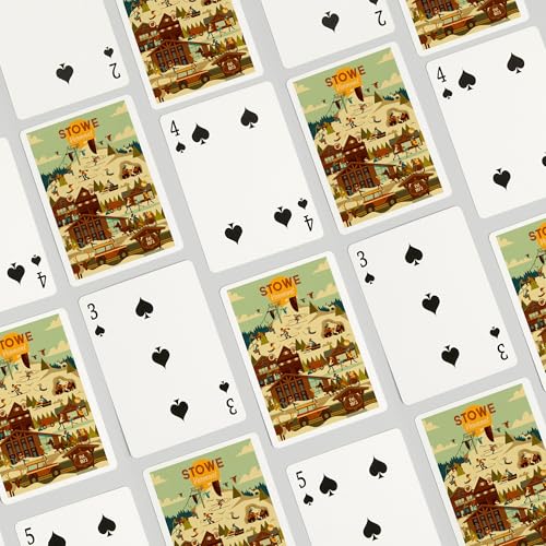 Baraja Póker Stowe Vermont Geométrica 52 Cartas miniatura 4