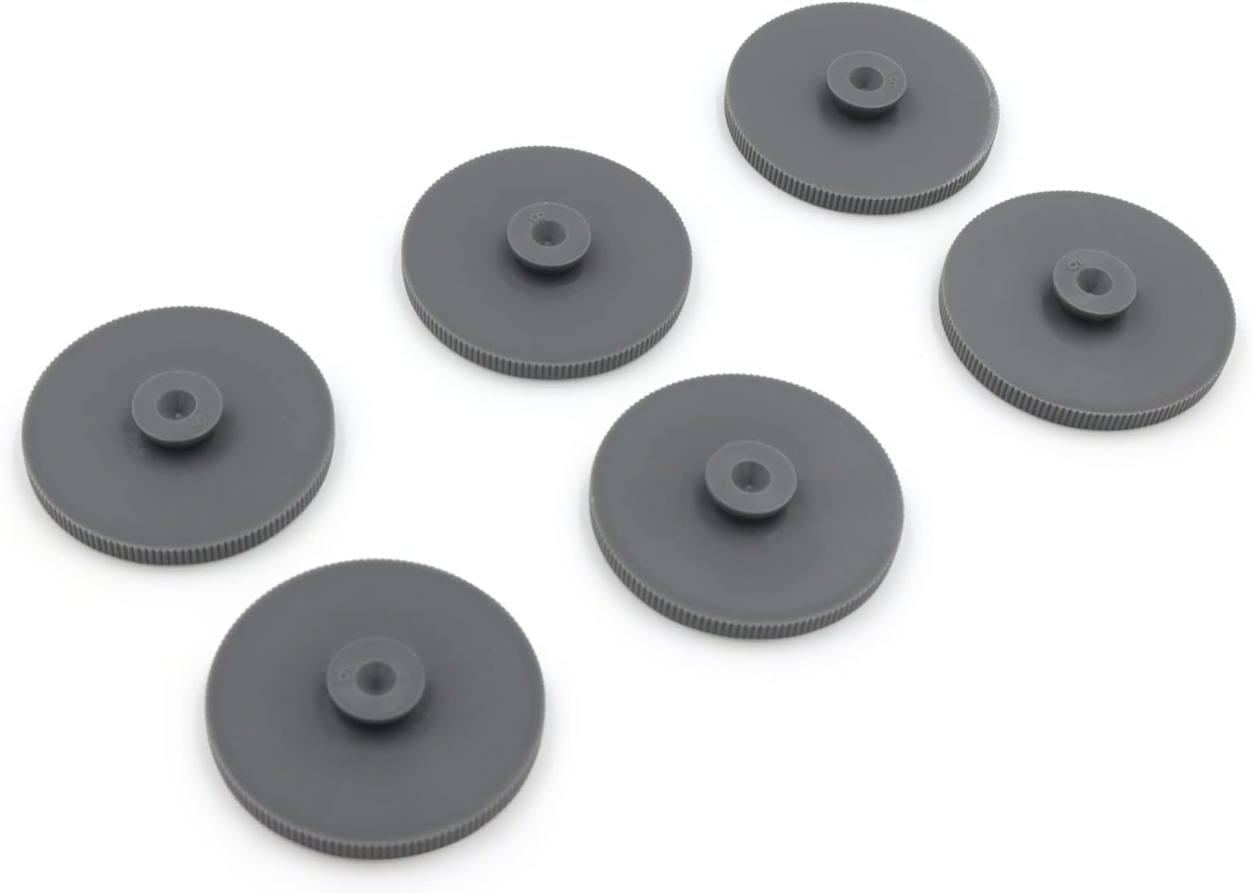 CARL RP-DISKS 6-Pack Replacement Punch Disks, Gray