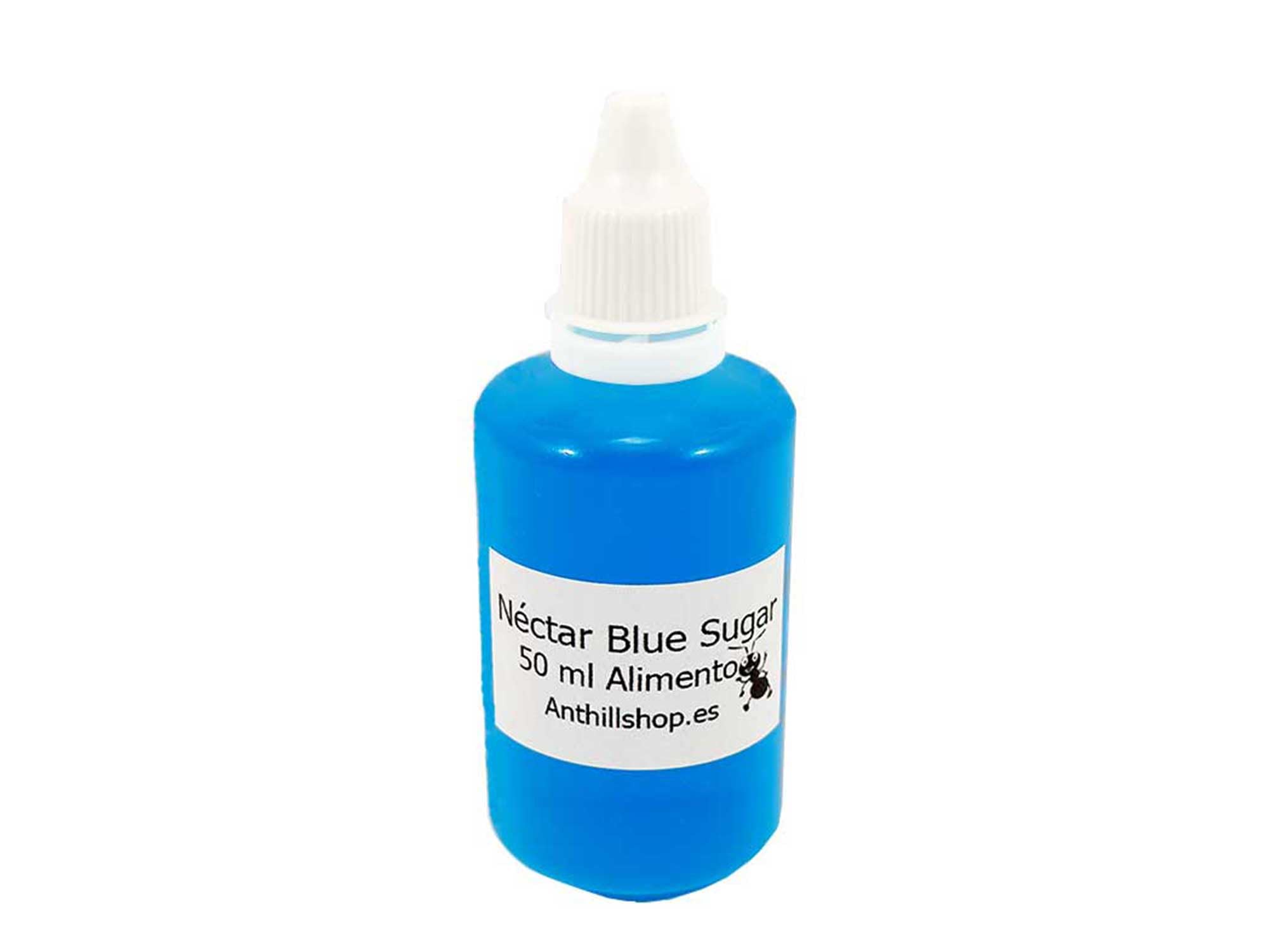 AS AnthillShop Nourriture pour fourmis - Nectar Blue Sugar 50 ml + Abreuvoir 3D avec 4 gouttes - Irrésistible pour vos fourmis