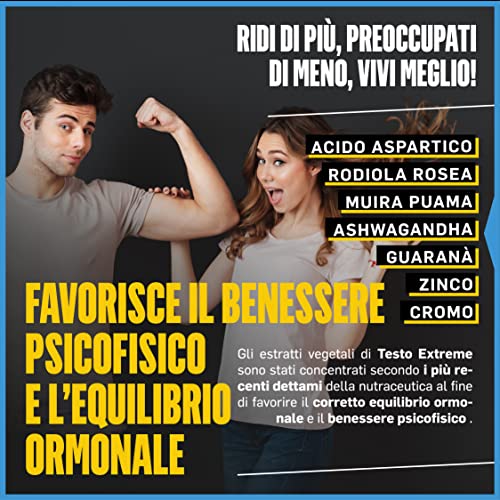 Italian Elite® TEXT Extreme Elite 120 Caps Booster Stimulans Energie 21 Ingrediënten Maca, Tribulus, Bockshklaver, Zink, Arginine, Taurine, Ashwagandha, Vitaminen en Mineralen. Kracht en weerstand! - Afbeelding 6