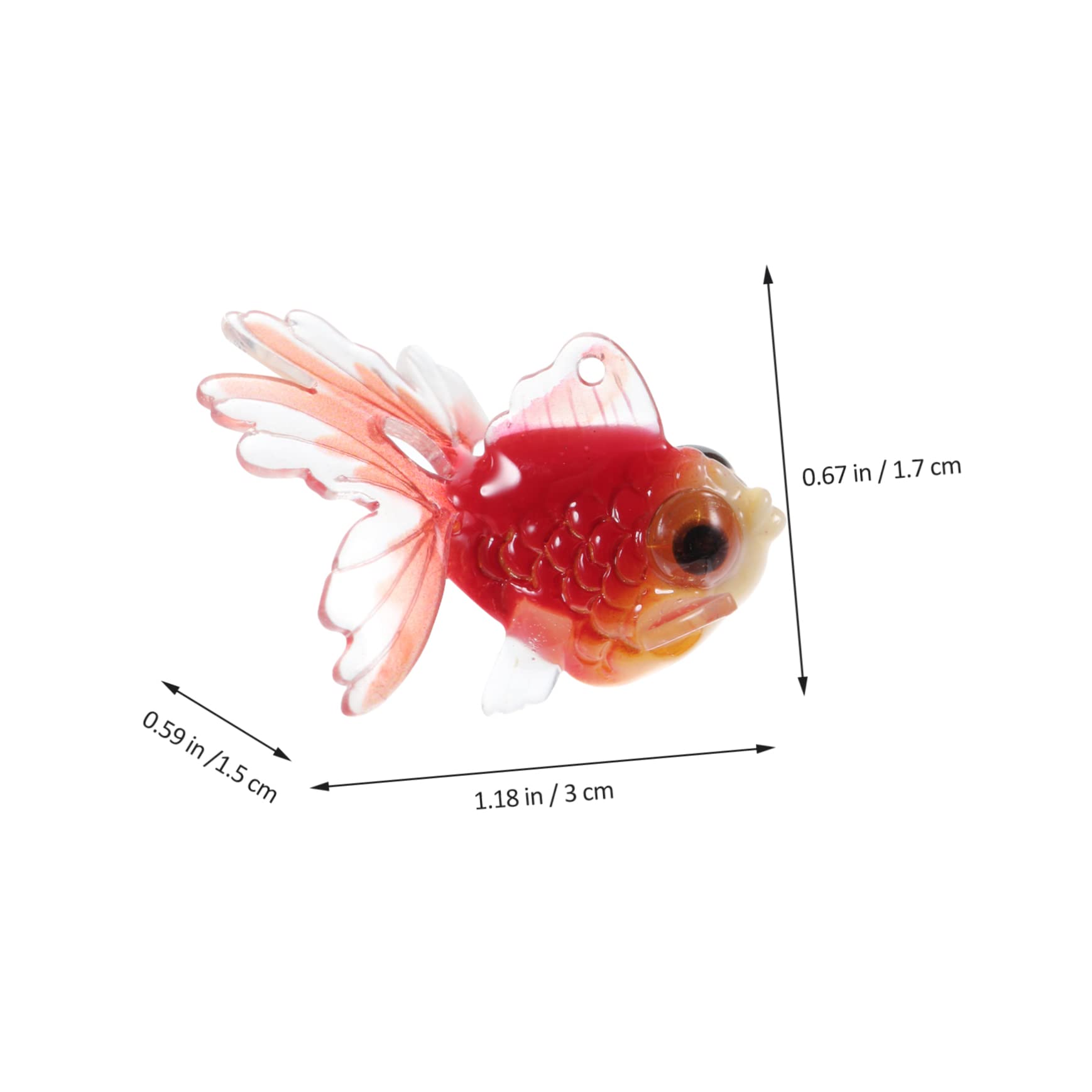 EXCEART 60pièces Charms Poisson Pour Création De Bijoux Pendentifs Amusants Forme De Poisson Pour Colliers Et Bracelets