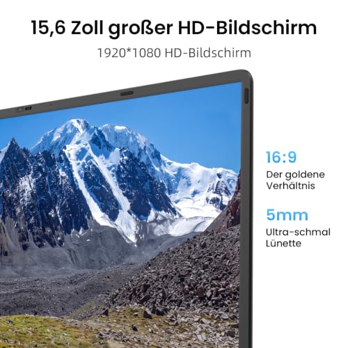 jumper 15,6 Zoll Laptop 12GB RAM 256GB SSD für Unternehmen und Studenten – Ansicht 4