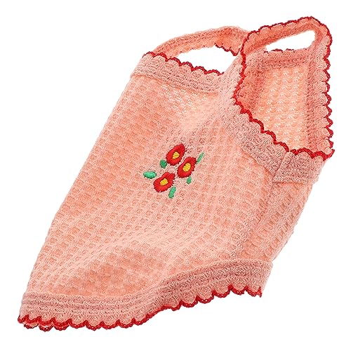 COSMEVIVI ペット服サマードレス花柄刺繍子犬ベストピンク XS pet 犬用パジャマ大型犬 ペット冷却ベスト ピンクの犬のドレス 冷却犬のベスト 屋外ペット服 携帯ペット服 綿ポリエステル
