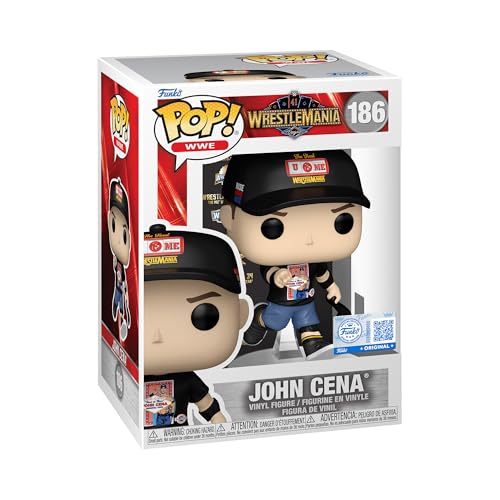 Funko Pop! WWE: John Cena - (Wrestle Mania 41) - Figura de Vinilo Coleccionable - Idea de Regalo - Mercancia Oficial - Juguetes para Niños y Adultos - Sports Fans - Muñeco para Coleccionistas
