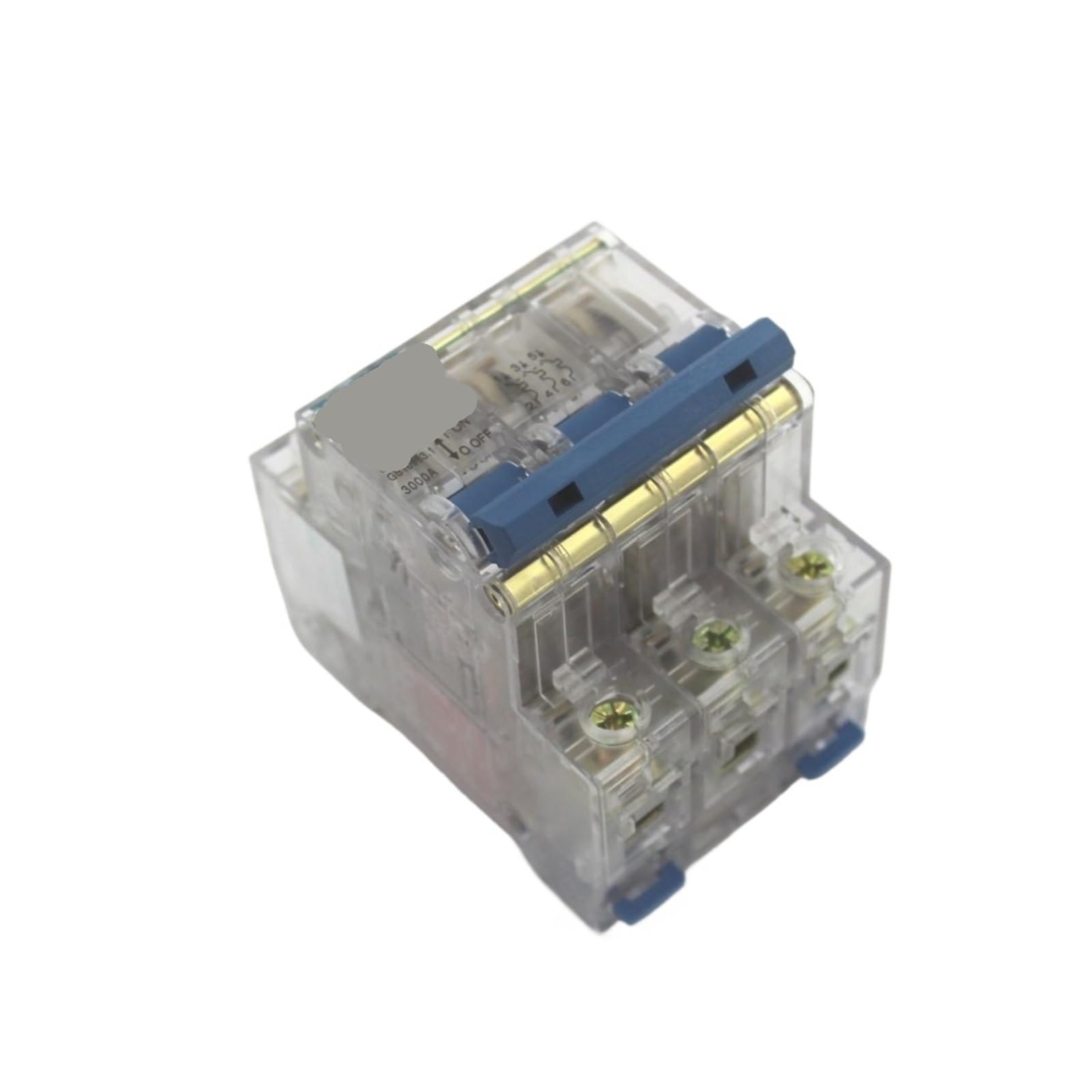 Disjoncteur de sécurité MCB 3P 16A transparent pour contrôle visuel direct