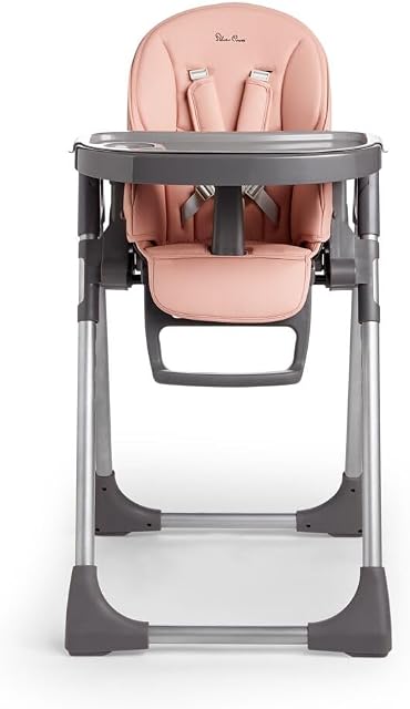 Silver Cross, Buffet Highchair, Baby Chair, Portable High Chair, Newborns - 3yrs, Candy Pink