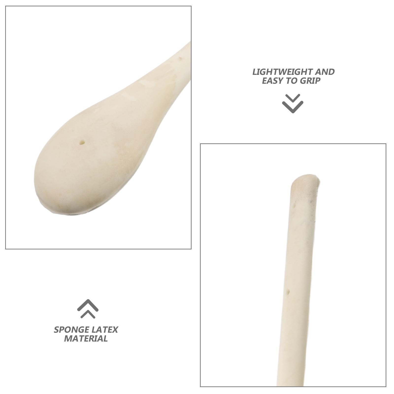 3-teiliges Set Handmassagegerät mit Meridian-Innenschwamm, Muskelmassage-Klopfhämmern (innen), Zubehör für manuelle Rückenmassage