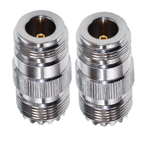 Adaptador coaxial TUOLNK UHF hembra a N hembra 2 piezas miniatura 1