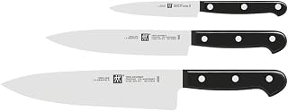 Zwilling Knife Set Twin Gourmet 3 Parts, Silver/Black