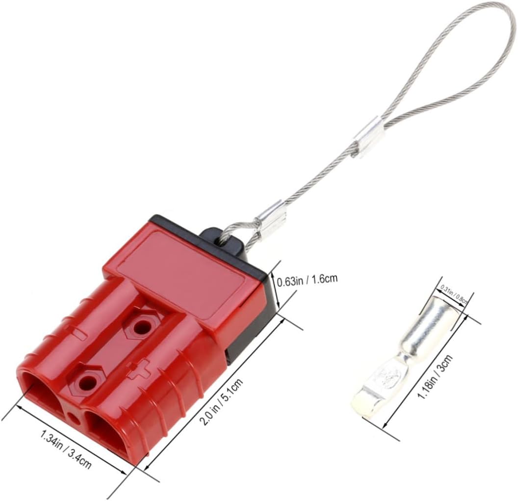 8pcs Battery Quick Connect Disconnect Switch for Winch Trailer 50a Marine Battery Cable Connector