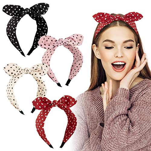 Süßes Rosa Schleifen-Stirnband Für Damen - Perfekt Für Halloween & Partys