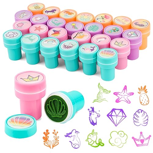 Kesote 26-teiliges Stempelset Tiere - Kinder Stempel Für Geburtstag, Schule & Kreativität