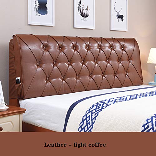 HZW Pillow Headboard, Double Tatami Soft Baotou Pillow Large Backrest Simple Modern Washable,200 * 60cm
