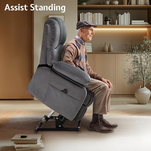 Sillón eléctrico reclinable con masaje y calor miniatura 4