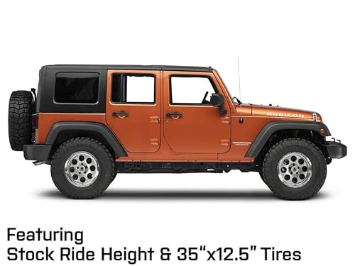 Mammoth 8 Aluminum Beadlock Wheel in Anthracite 17x9 Aggressive Styling Rim Fits Jeep Wrangler JK 2007-2018