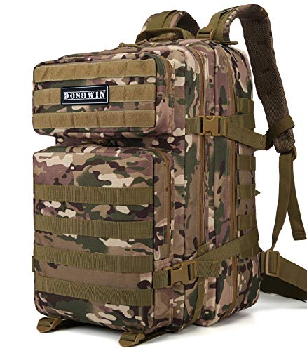Doshwin 40L Mochila Táctica Militar Camuflaje Molle Assault Pack (CP)