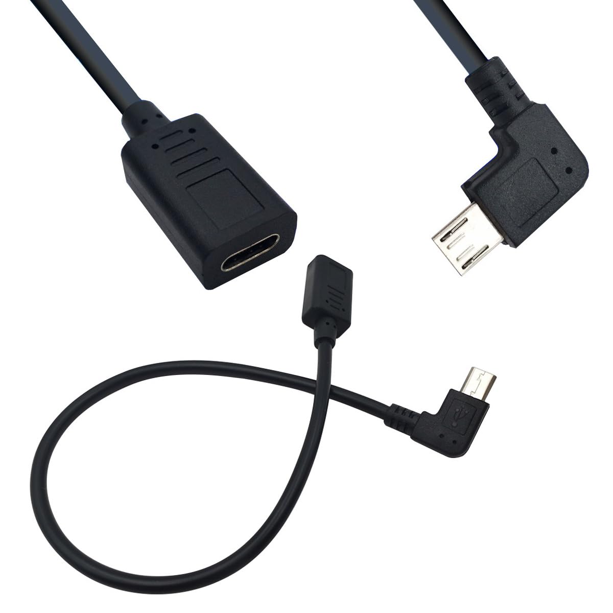 Amazon.co.jp: 2個 USB Type C to Micro USB 変換コード タイプC メス