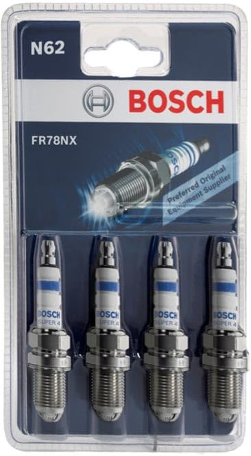 Bosch FR78NX (N62) - Bougies d'allumage Super 4 - Jeu de 4