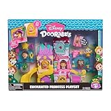 Disney Doorables Enchanted Princess Playset, 1.5-inch Collectible Figures, Kids Toys for Ages 3 Up, Amazon Exclusive by Just Play
