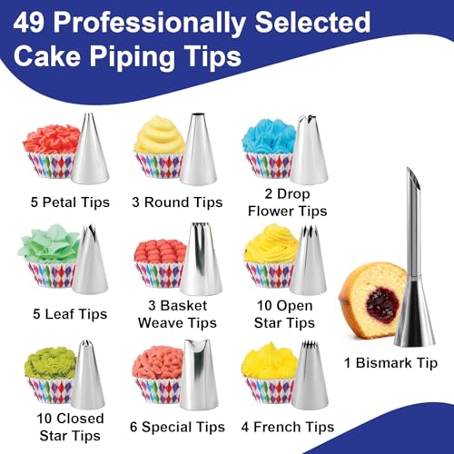 45% Off Gymdin 222-Piece Cake Decorating Kit with Code 9Z4IOUKW